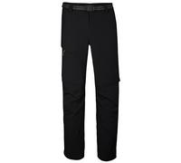 killtec Hombre Pantalones funcionales/Pantalones de Senderismo con Perneras con Cremallera y cinturón KOS 13 MN PNTS, Schwarz Blau, 52, 42828-000