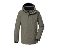 killtec Hombre Parka de exterior/parka funcional con capucha con cremallera KOW 85 MN PRK, oliv, M, 43331-000