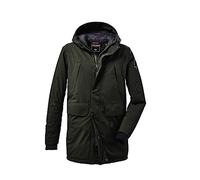 killtec Hombre Parka funcional con capucha KOW 115 MN PRK, dark olive, S, 37156-000