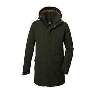 killtec Hombre Parka/parka funcional con capucha con cremallera KOW 80 MN PRK, dark moss, S, 41848-000