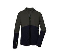 killtec Hombres Chaqueta softshell/chaqueta outdoor con cuello alto KOS 267 MN SFTSHLL JCKT, green, S, 41319-000