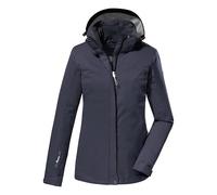 Killtec KOS 40826-000 - Chaqueta funcional para mujer con capucha desmontable, talla corta, 133 kg, color azul oscuro, 19
