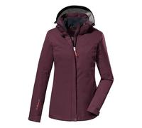 Killtec KOS 40826-000 - Chaqueta funcional para mujer con capucha desmontable, talla corta, 133 kg, diseño de uvas, 20