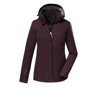 Killtec KOS 40826-000 - Chaqueta funcional para mujer con capucha desmontable, talla corta, 133 kg, diseño de uvas, talla 18