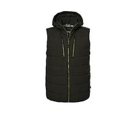 killtec KOW 10 MN QLTD VST Chaleco Acolchado con Aspecto de plumón y Capucha Desmontable con Cremallera, Dark Olive, L Men´s