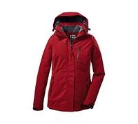 Killtec KOW 140 WMN Jckt Chaqueta de invierno con capucha desmontable, rojo, 40 para Mujer