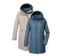 killtec Kow 22 Wmn Jckt Parka funcional 3 en 1 con capucha, impermeable y chaqueta acolchada con cremallera Mujer (Pack de 1)