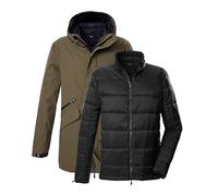 killtec Kow 94 Mn Prk Parka funcional 3 en 1 con capucha y chaqueta acolchada con cremallera Hombre (Pack de 1)