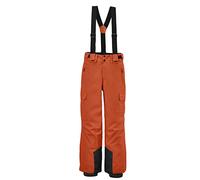 Killtec Ksw 183 Bys Ski Pnts Pantalones funcionales de esquí con Peto Desmontable, paranieves y protección en los Bordes, Naranja, 128 para Niños