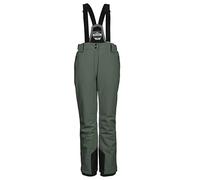 Killtec Ksw 249 Wmn Ski Pnts Pantalones de esquí con Tirantes extraíbles, protección en los Bordes y paranieves, Color Gris, 42 para Mujer