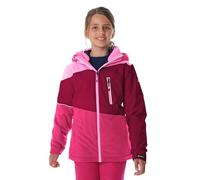 killtec - KSW 331 GRLS SKI JCKT, Chaqueta de esquí/chaqueta funcional con capucha y paranieves Niñas, dunkel himbeere,