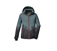 Killtec KSW 383 BYS SKI JCKT 42096-000 - Chaqueta de esquí con capucha y paranieves para niño, color azul ahumado, 128