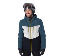 Killtec KSW 45 MN SKI JCKT 38699-000 - Chaqueta de esquí para hombre (con capucha desmontable y paranieves), color azul acero, talla 4XL