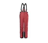 killtec KSW 77 GRLS SKI PNTS esquí/Pantalones funcionales con Peto Desmontable con Cremallera, paranieves y protección en los Bordes, Neon-Coral, 176 para Niñas