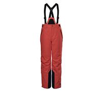 Killtec Ksw 79 Bys Ski Pnts Pantalones funcionales de esquí con Peto Desmontable, paranieves y protección en los Bordes, Naranja neón, 140 para Niños