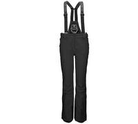 Killtec Laraka 35247-000 - Pantalones de esquí para Mujer (con Peto Desmontable y protección en los Bordes, Talla 40), Color Negro