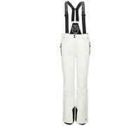 Killtec Laraka 35247-000 - Pantalones de esquí para Mujer (con Peto Desmontable y protección en los Bordes, Talla 42), Color Blanco