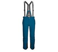 Killtec Larok 35244-000 - Pantalones de esquí para Hombre con Peto Desmontable y protección en los Bordes, Talla L, Color Azul Oscuro