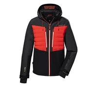 Killtec Men's Chaqueta de esquí/chaqueta funcional con capucha con cremallera y protección contra la nieve KSW 56 MN SKI JCKT, black, XL, 38710-000