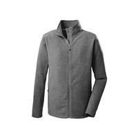 killtec Men's chaqueta de lana MN FLC JCKT 5, grey melange, S, 39054-000