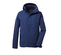 killtec Men's Chaqueta funcional/chaqueta de exterior con capucha con cremallera KOS 87 MN JCKT_XENIOS, dark blue, M, 39147-000