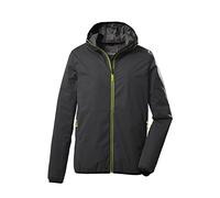 killtec Men's Chaqueta funcional de 2 capas/chaqueta de exterior con capucha, plegable KOS 60 MN JCKT, dark anthracite, XL, 39174-000