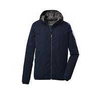 killtec Men's Chaqueta funcional de 2 capas/chaqueta de exterior con capucha, plegable KOS 60 MN JCKT, dark navy, M, 39174-000