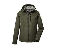 killtec Men's Chaqueta softshell/chaqueta outdoor con capucha KOS 84 MN SFTSHLL JCKT, dark olive, XL, 39142-000