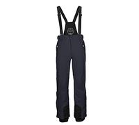 Killtec Mens Pantalón Funcional con Correas extraíbles, protección de Bordes y Protector de Nieve. - Enosh, Negro Azul, XL, 30920-000