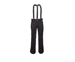 KILLTEC Men's Pantalones de esquí/Pantalones de caparazón Blando con protección de Bordes, protección contra la Nieve y Correas Desmontables Thônes MN Ski Sftshll PNTS A, Negro, 4XL, 36415-000