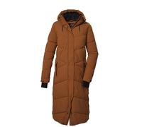killtec Mujer Abrigo acolchado/abrigo funcional con capucha KOW 87 WMN QLTD CT, zimt, 40, 41813-000