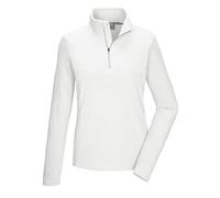 killtec Mujer Camiseta Polar con Cuello Alto y Cremallera KSW 101 WMN FLC SHRT, gebrochenes Weiss, 38, 40880-000