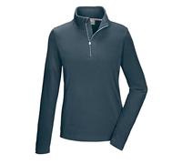 killtec Mujer Camiseta Polar con Cuello Alto y Cremallera KSW 101 WMN FLC SHRT, hellpetrol, 38, 40880-000