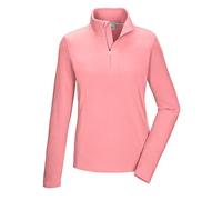 killtec Mujer Camiseta Polar con Cuello Alto y Cremallera KSW 101 WMN FLC SHRT, hellpink, 50, 40880-000