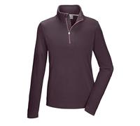 killtec Mujer Camiseta Polar con Cuello Alto y Cremallera KSW 101 WMN FLC SHRT, Pflaume, 48, 40880-000