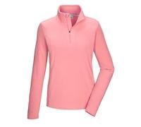 killtec Mujer Camiseta Polar con Cuello Alto y Cremallera KSW 62 WMN FLC SHRT, hellpink, 46, 43462-000