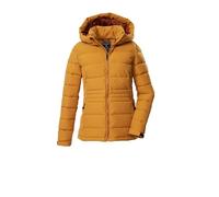 killtec Mujer Chaqueta/chaqueta acolchada en plumón con capucha KOW 10 WMN QLTD JCKT, inka gold, 42, 43302-000