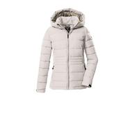 killtec Mujer Chaqueta/chaqueta acolchada en plumón con capucha KOW 10 WMN QLTD JCKT, weißer Sand, 36, 43302-000