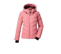 killtec Mujer Chaqueta de esquí/chaqueta acolchada/chaqueta funcional con aspecto de plumón, capucha y protección contra la nieve KSW 31 WMN SKI QLTD JCKT, hellpink, 38, 43417-000