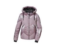 killtec Mujer Chaqueta de esquí/Chaqueta de esquí acolchada con faldón para la nieve con cremallera KSW 100 WMN SKI QLTD JCKT, hell malve, 42, 42036-000
