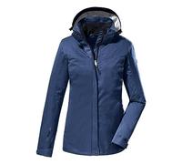 killtec Mujer Chaqueta funcional/chaqueta de exterior con capucha con cremallera KOS 133 WMN JCKT, dunkel ozean, 36, 38383-000