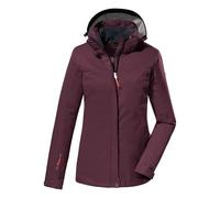 killtec Mujer Chaqueta funcional/chaqueta de exterior con capucha con cremallera KOS 133 WMN JCKT, weintraube, 46, 38383-000