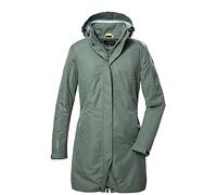 killtec Mujer Chaqueta funcional/chaqueta de exterior con capucha desmontable KOS 44 WMN PRK, pale green, 46, 41284-000