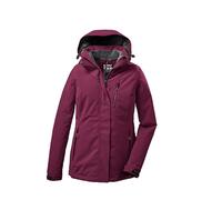 killtec Mujer Chaqueta funcional/chaqueta de invierno con capucha con cremallera KOW 140 WMN JCKT, dunkelrose, 50, 37411-000