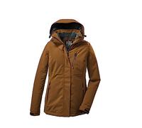 killtec mujer Chaqueta funcional/chaqueta de invierno con capucha desmontable KOW 140 WMN JCKT, dark curry, 38, 37411-000