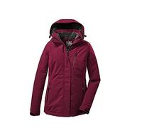 killtec mujer Chaqueta funcional/chaqueta de invierno con capucha desmontable KOW 140 WMN JCKT, dark raspberry, 46, 37411-000