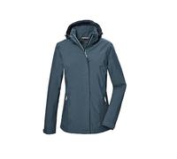 killtec Mujer Chaqueta funcional/chaqueta impermeable con capucha con cremallera KOS 26 WMN JCKT, deep water, 42, 42915-000