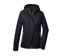 killtec Mujer Chaqueta funcional/chaqueta outdoor con capucha KOS 68 WMN JCKT, dark navy, 42, 41347-000