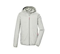 killtec Mujer Chaqueta funcional/chubasquero con capucha, plegable KOS 109 WMN JCKT, helles salbei, 46, 42955-000
