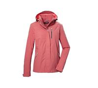 killtec Mujer Chaqueta funcional impermeable/chaqueta de exterior con capucha con cremallera KOS 28 WMN JCKT, hell sienna rot, 46, 42916-000